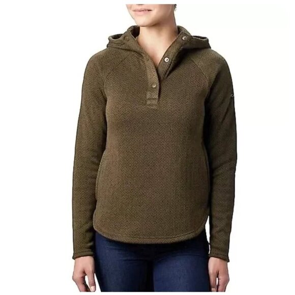 Columbia Darling Days II Pullover Hoodie Olive Green Women's Size Small - Picture 6 of 11